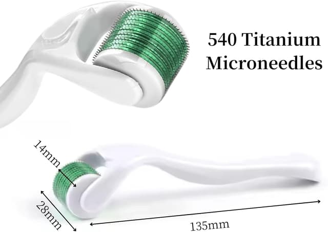 Detalle de Derma-Roller Microneedling Roller 0,5 mm