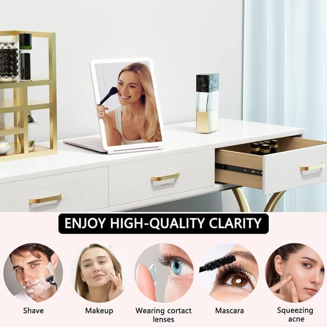 Thumbnail 6 de WEILY Specchio Trucco 72 Luci LED 2000 mAh