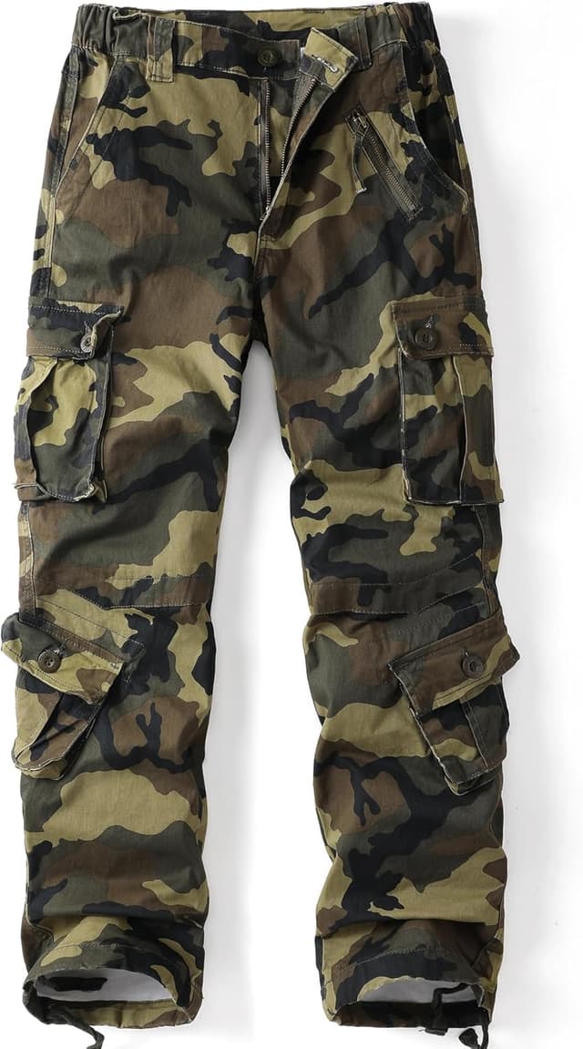 Thumbnail 6 de AKARMY Womens Cargo Pants with Pockets — Ripstop Camo Utility Work & Outdoor Pants