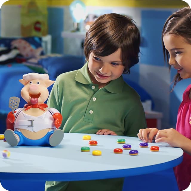 Detalle 2 de Goliath Otto il Maialotto + Puzzle (Esclusiva Amazon) – Gioco da tavolo per bambini 4+