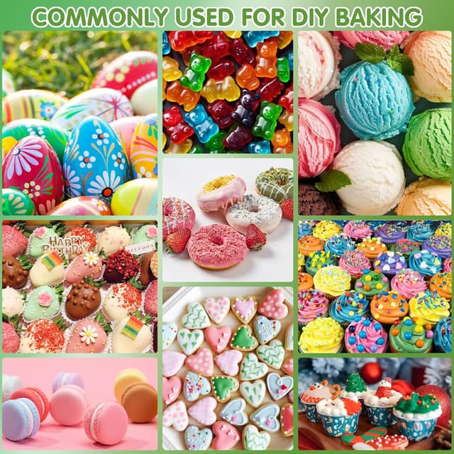 Detalle 2 de Wwtop Fettlösliche Lebensmittelfarben 6 ml 🎨