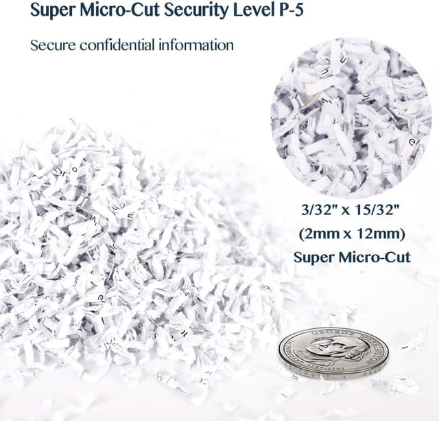 Detalle 1 de Wolverine SD9101 destructeur documents P5 8 feuilles