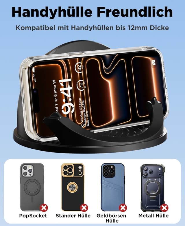 Thumbnail 6 de Beeasy 15W Auto Halterung Qi Ladegerät