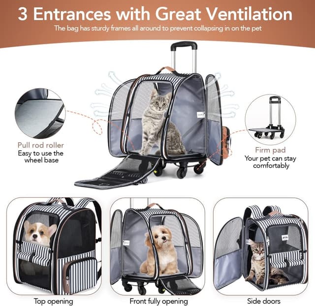 Thumbnail 3 de Lekespring Hunderucksack 2-in-1 mit Trolley