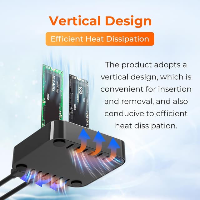 Thumbnail 2 de Rosewill Cloner M.2 duplicator 20Gbps dock