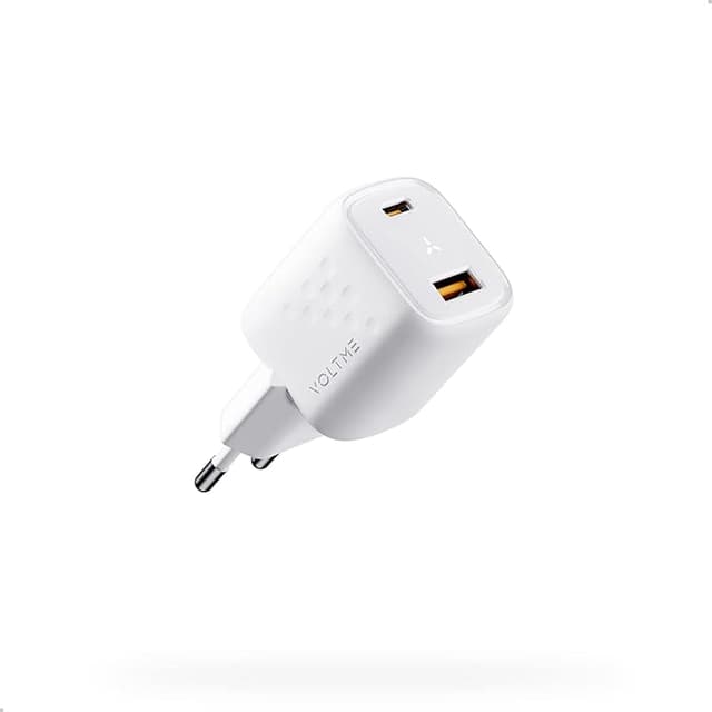 Detalle de VOLTME GAN III Cargador PD USB-C 30W 2 Puertos ⚡
