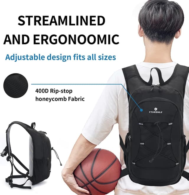 Detalle 1 de TTIAISHLE 2L Hydration Pack Backpack with BPA-Free Water Bladder for Cycling, Running & Hiking