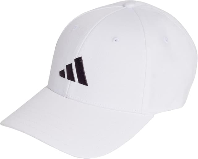 Detalle de adidas New Logo Baseball Cap (cotton, medium pre-curved brim)