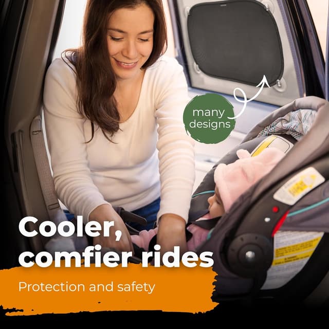 Thumbnail 3 de Parasol coche protección UV certificado 99.8% para bebés