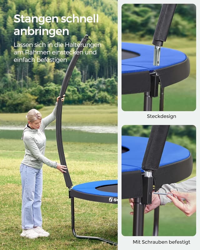 Detalle de SONGMICS Gartentrampolin Outdoor Ø 305 cm Kinder