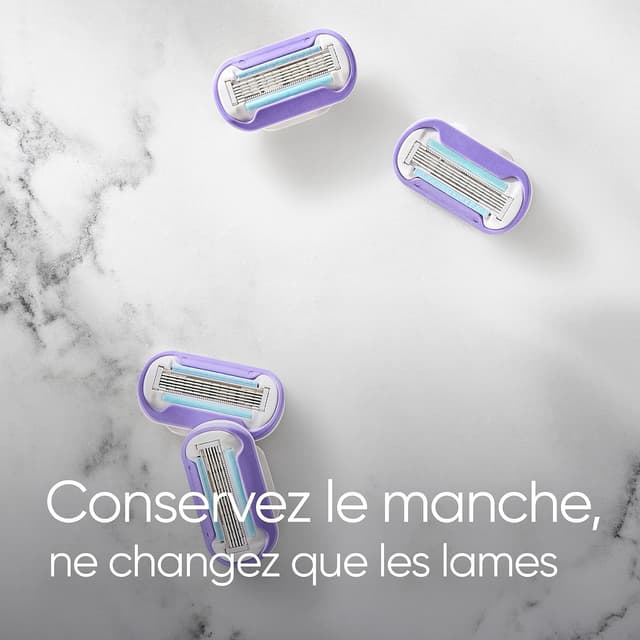 Thumbnail 4 de Gillette Venus Recharges 10 unités, 5 lames pour peau sensible 🪒