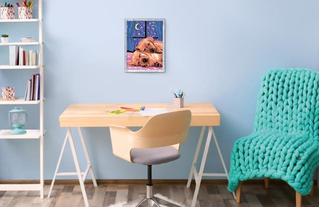 Detalle 2 de Ravensburger CreArt Coppia cagnolini – Dipingere con i Numeri per Bambini 7+