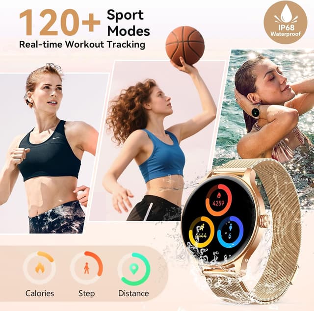 Thumbnail 4 de Laidies Smart Watch HD 120 sports, AI voice assistant