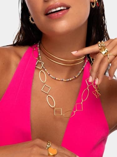 Thumbnail 4 de SINGULARU Choker Double Ring, gargantilla ajustable 💍