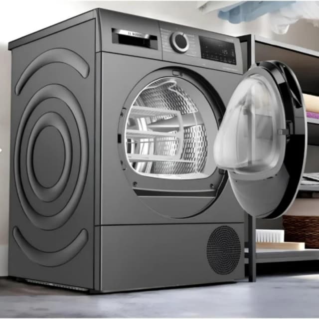 Detalle de Bosch Serie 6 WQG245DRES secadora de condensación con bomba de calor y autolimpieza (9 kg)