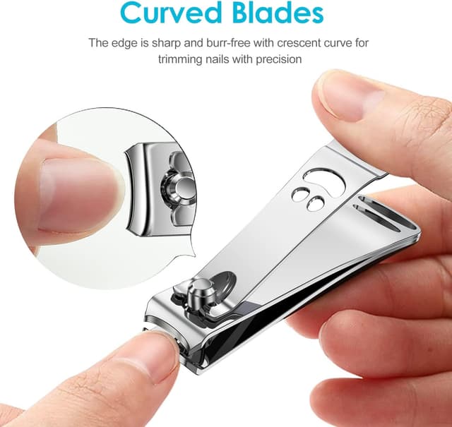 Detalle 2 de longzon Nail Clippers 2-pack stainless steel nail clippers ✂
