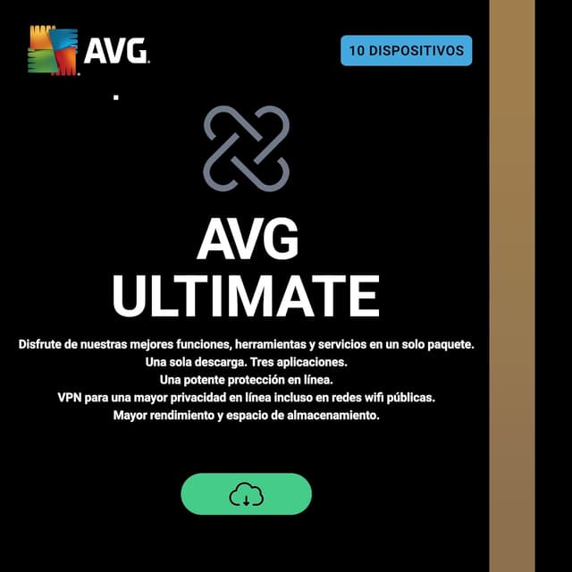 Imagen de AVG Ultimate 2026 Antivirus 10 dispositivos en OfertitasTOP