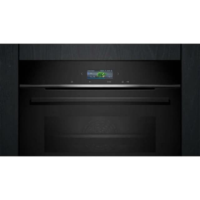 Detalle 2 de Siemens HB734G1B1 71 L negro horno inteligente