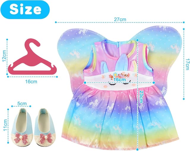 Thumbnail 2 de Aolso Vestiti per Bambole 35-45 cm