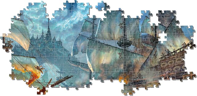 Detalle 2 de Clementoni 36530 Pirates Battle 6000-piece Jigsaw Puzzle (Made in Italy)