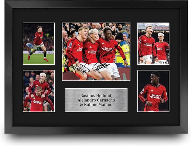 Imagen de HWC Trading A3 Framed Signed Photograph Display for Football Fans en OfertitasTOP