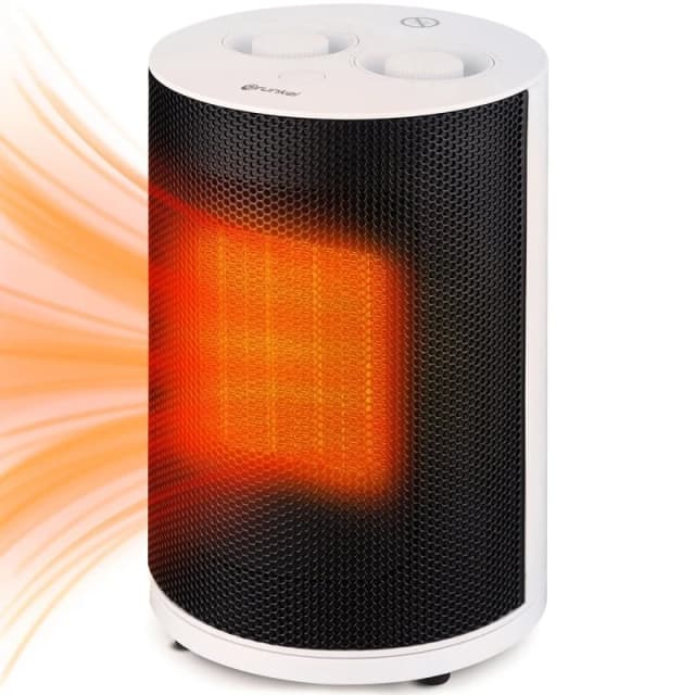 Detalle de Grunkel CAL-CE1800 calefactor portátil de bajo consumo 1.800 W en blanco