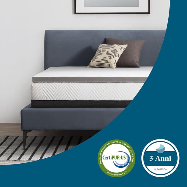 Thumbnail 5 de LUCID Topper 5 cm memory foam gel rinfrescante