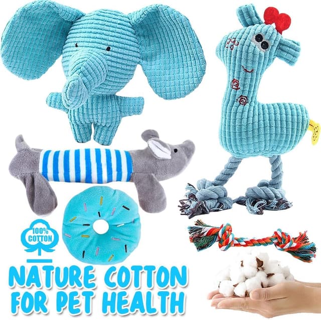 Detalle de Speedy Panther dog toys for small dogs, 6 pack