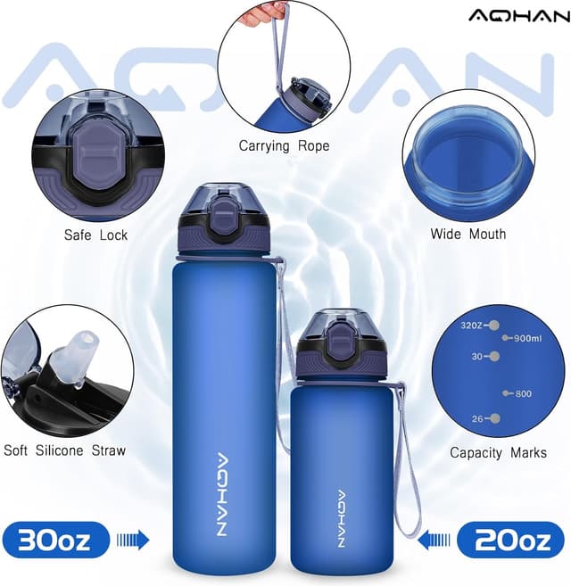 Thumbnail 1 de AOHAN 600ML Water Bottle