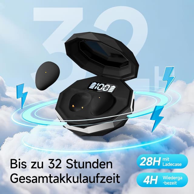 Thumbnail 6 de sunvito Schlafkopfhörer Bluetooth 6.0 – Mini kabellose In-Ear zum Schlafen, Arbeiten & Reisen