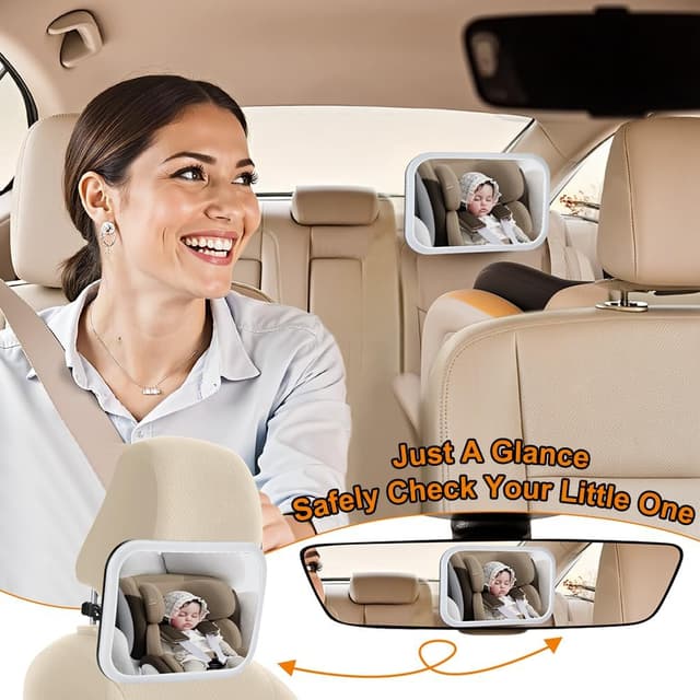 Thumbnail 6 de Vicloon Specchietto retrovisore per bambini 360° con poggiatesta e clip di aggancio