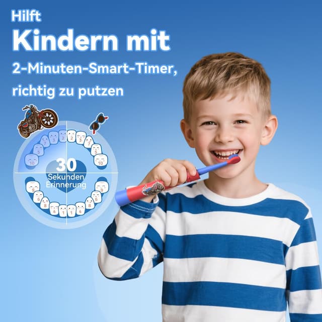 Thumbnail 3 de JTF Cepillo de dientes sónico para niños 3+ años