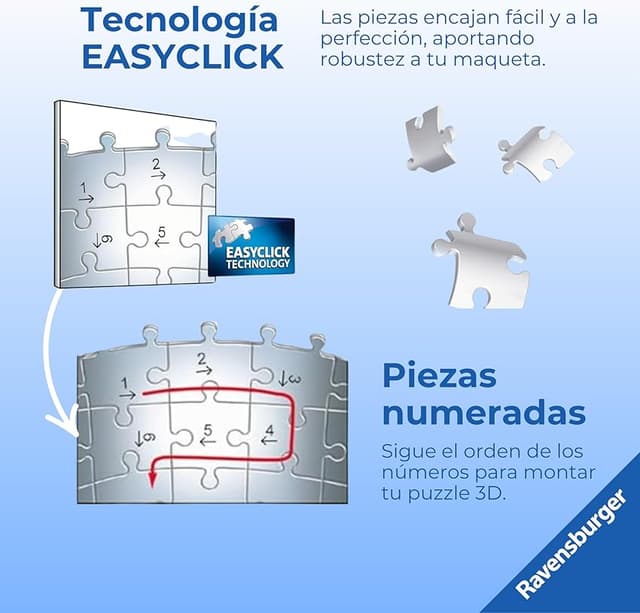 Detalle 2 de Ravensburger Puzzle 3D Sistema Solar 531 piezas 🧩