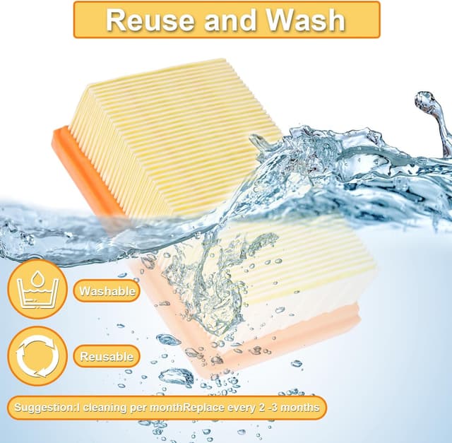 Detalle de ACOMTUO filtre de remplacement Kärcher 4 pièces