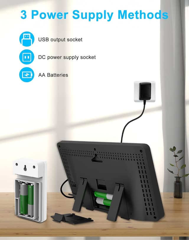 Detalle 1 de HAOYAO Wetterstation Funk für Wetter 60 m