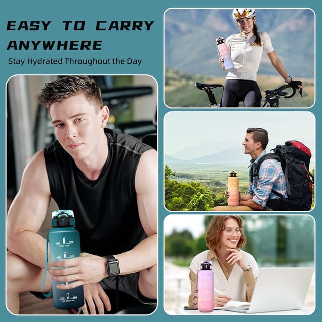 Thumbnail 6 de Botella Deportiva 1.5L Pruéba de Fugas con Pajita 💧