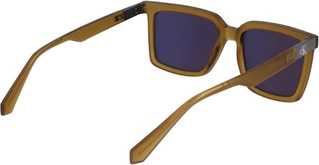 Detalle 2 de Calvin Klein Jeans CKJ23659S 309 Khaki occhiali da sole unisex square con lenti specchiate