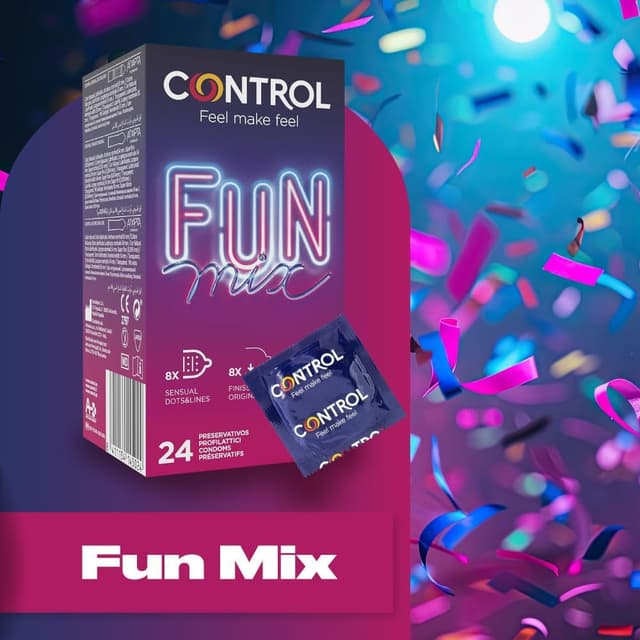 Thumbnail 1 de CONTROL Fun Mix 24 preservativi sottili