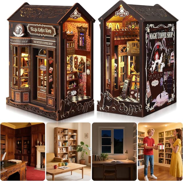 Thumbnail 6 de LUMYCE Book Nook Kit DIY miniature house with LED light 🏠