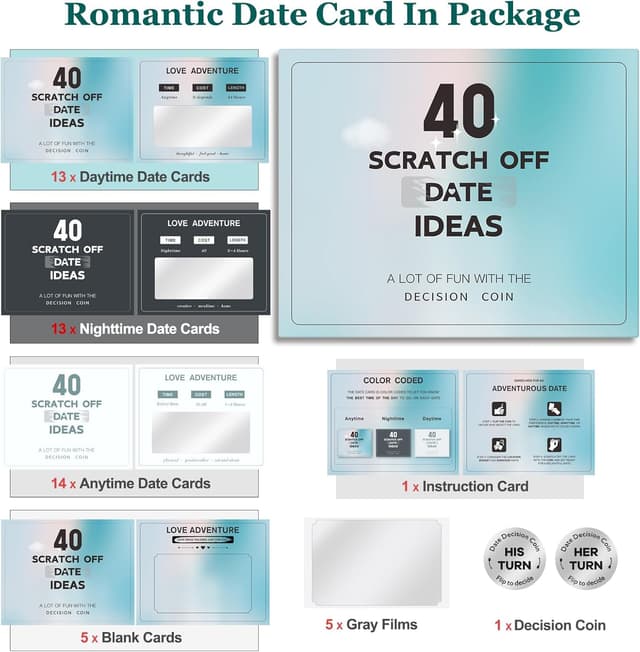 Thumbnail 1 de SAPGIF Valentines Day Gifts 40 Scratch Cards