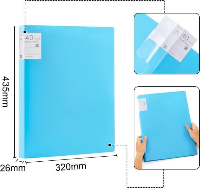 Detalle 2 de Srvnpioy Cuaderno de presentación A3 80 hojas