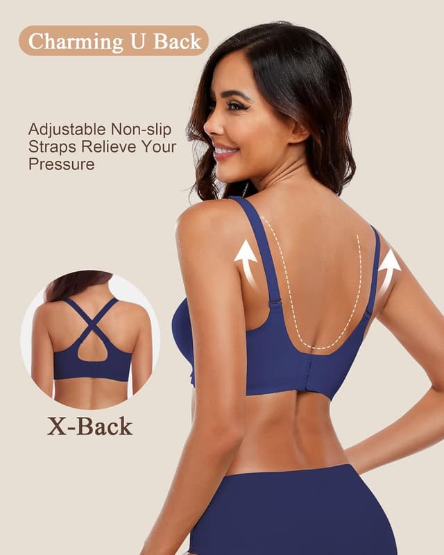 Detalle 2 de HORISUN non wired seamless bra for women