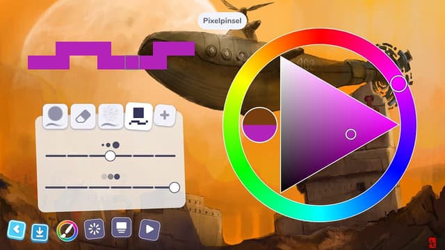 Detalle de Nighthawk Colors Live (inkl. SonarPen) – gemeinsames Zeichnen auf einer anpassbaren Leinwand