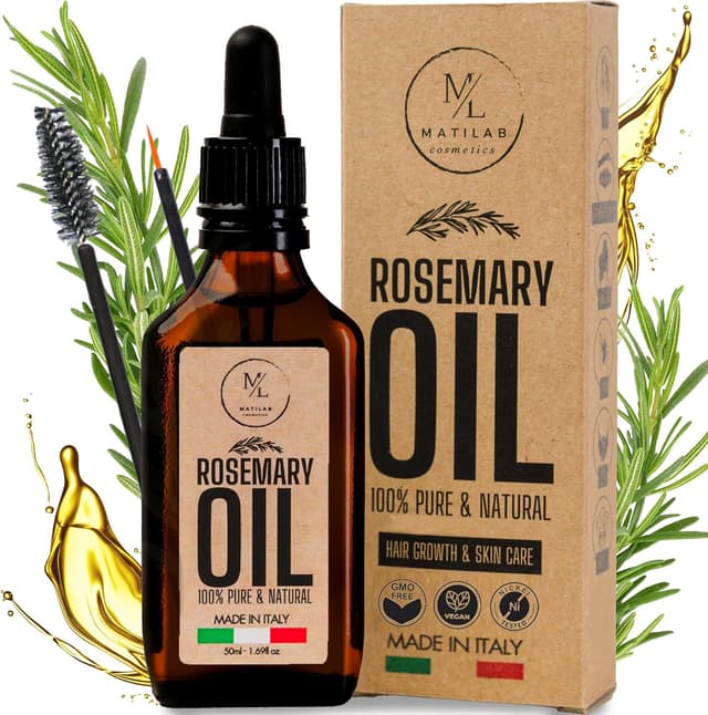 Detalle de Olio di rosmarino capelli 100% vegetale