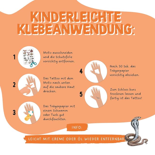 Thumbnail 3 de Papierdrachen 100 besonders hautfreundliche Kindertattoos