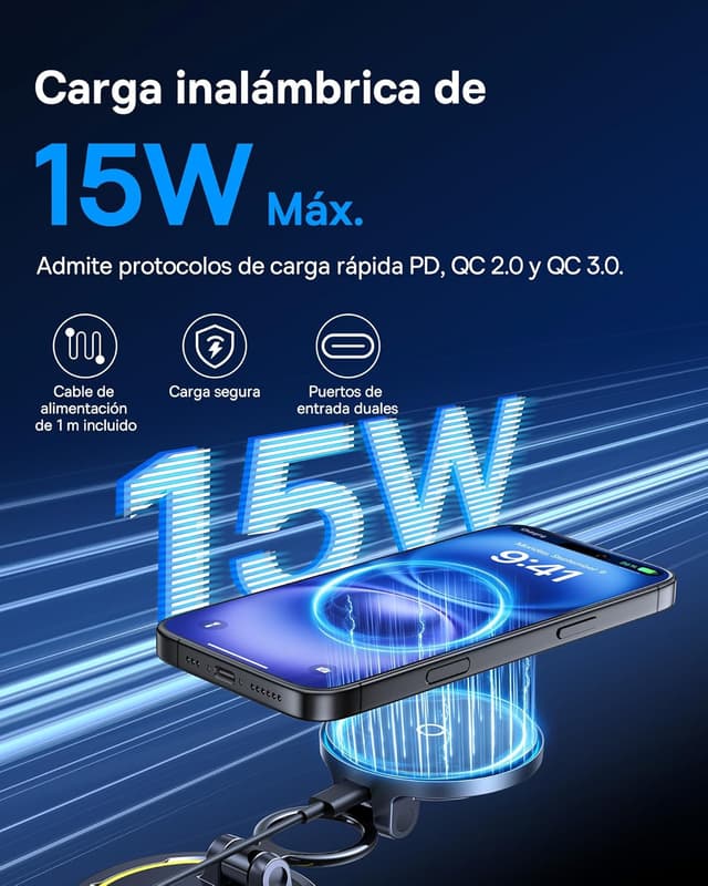 Detalle 2 de Baseus VC2 Flex Pro 15W cargador coche