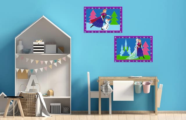 Detalle 1 de Ravensburger CreArt 5 Anni Junior Frozen – Dipingere con i Numeri per Bambini 5+
