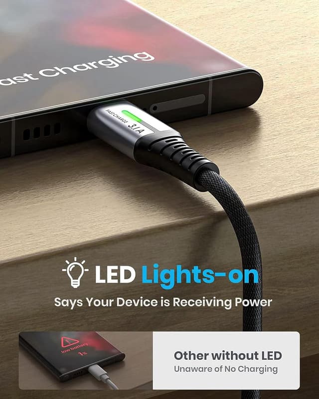 Thumbnail 5 de INIU USB C Charger Cable 6.6ft 3.1A