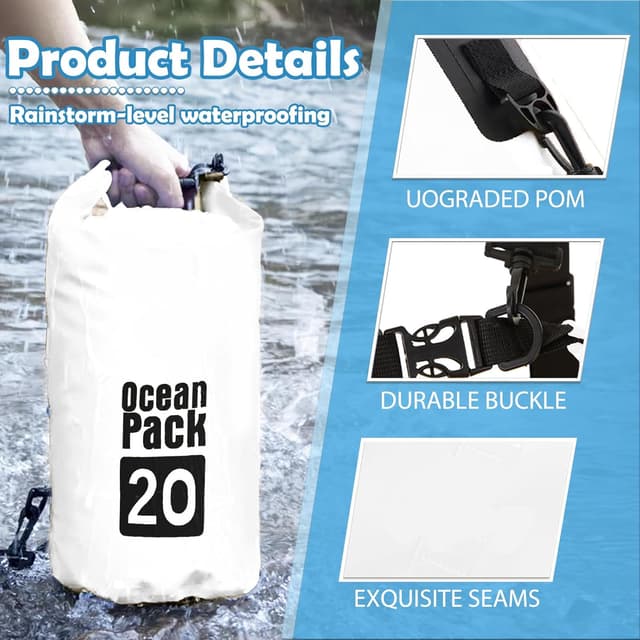 Thumbnail 2 de MOMAHUA 30L Dry Bag Weiß