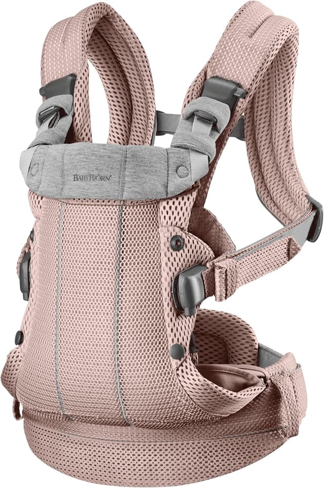 Detalle de BabyBjörn Baby Carrier Harmony (3D Mesh) in Dusty Pink